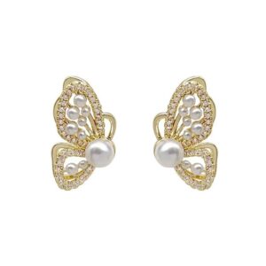 Elegant Butterfly Stud Earrings